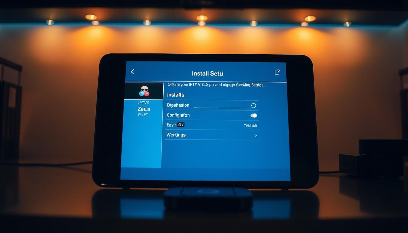 install and configure app on device