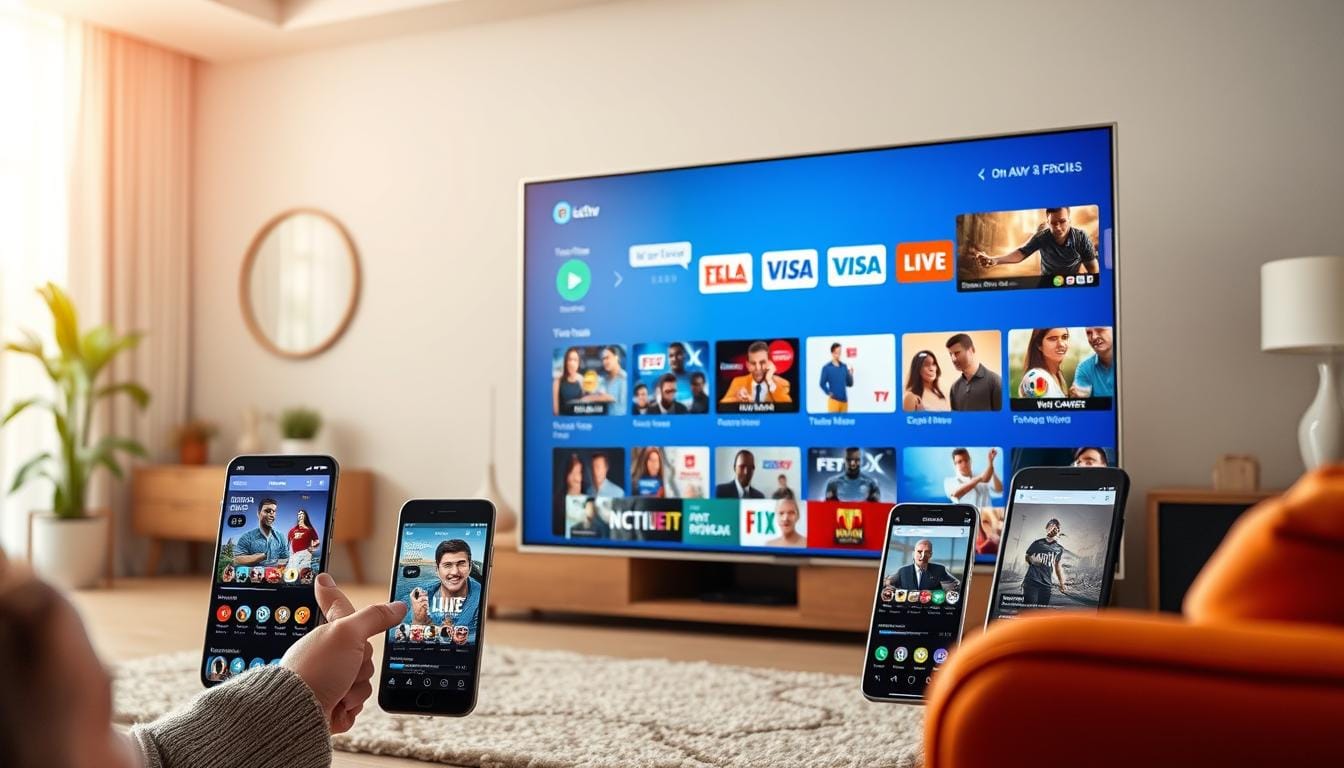 live TV streaming features