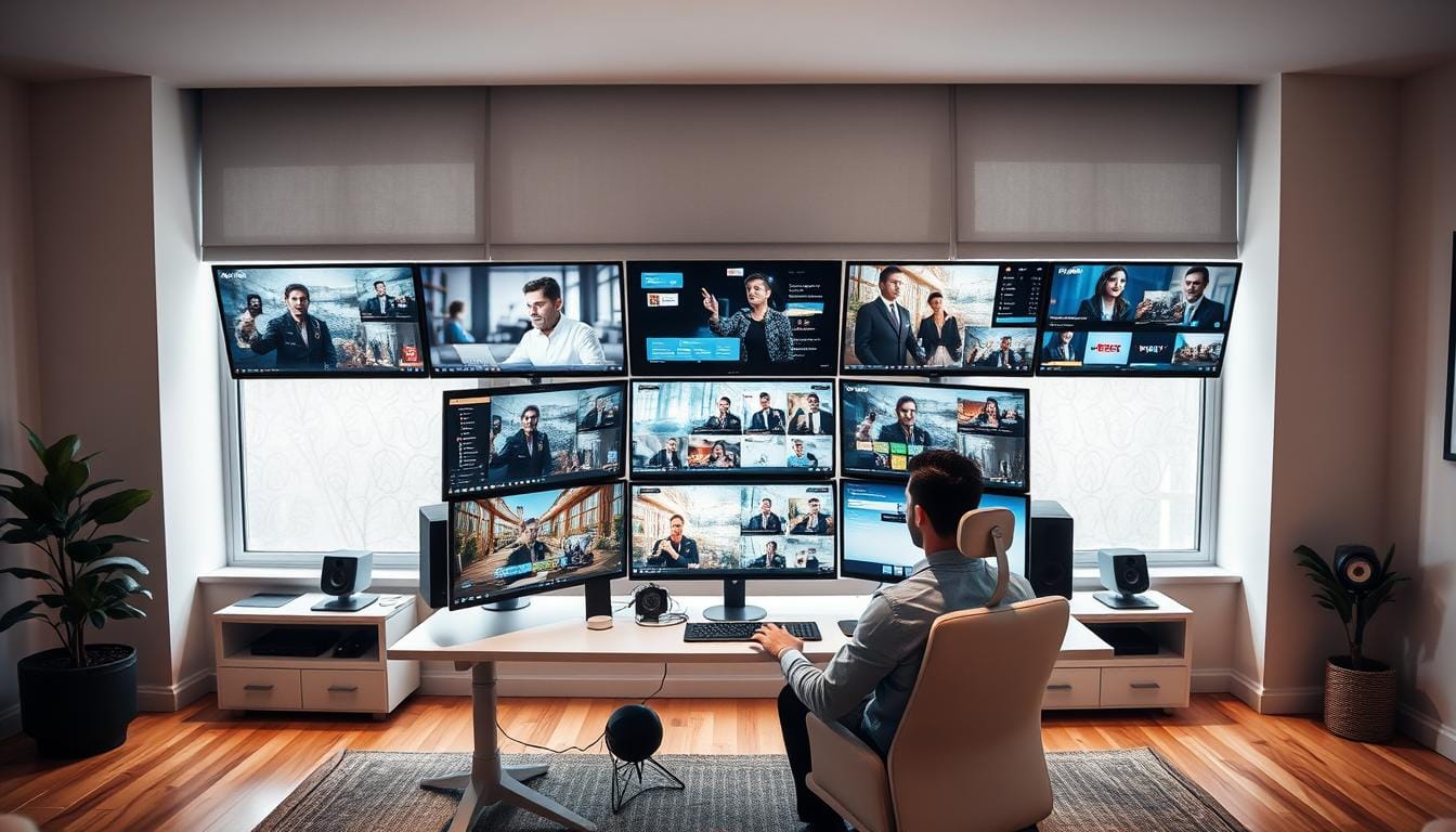 multi-screen viewing